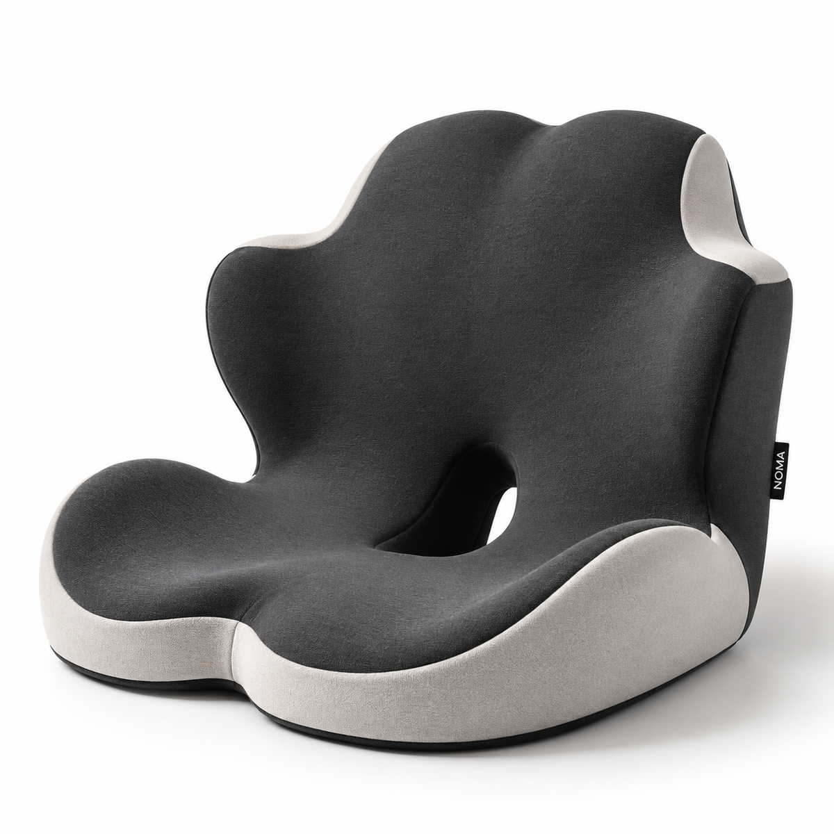 Coussin ergonomique d'assise avec dossier